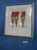 TULIP FRAMED PICTURE BY JOADOUR  37 X 32