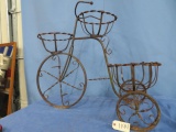 METAL 3 BASKET PLANTER  36 T 41 L TRICYCLE