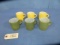 6 FIRE KING CUPS