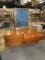 MID CENTURY LANE DRESSER W/ MIRROR  STAMPED  60 X 18