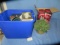 LARGE BOX OF CHRISTMAS ITEMS