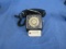 VINTAGE BLACK ROTARY DIAL PHONE