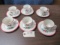 12 PC. CHRISTMAS CUPS & SAUCERS
