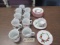 19 PCS. MUSEUM OF FINE ARTS CHRISTMAS CHINA