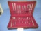 MISC. FLATWARE IN WOODEN BOX