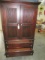 ENTERTAINMENT CABINET  44 X 22 X 71 T