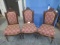 3 VICTORIAN  PARLOR CHAIRS