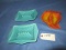 3 PC. MID CENTURY USA ASH TRAYS