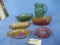 6 PCS. MISC. GLASS