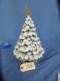 LIGHTED CERAMIC CHRISTMAS TREE  14