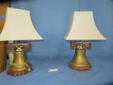 2 LIBERTY BELL LAMPS