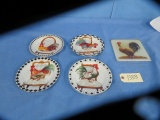 ROOSTER PLATES