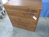 PINE CHEST OF DRAWERS  36 X 24 X 37 T