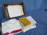 BOX OF LINENS