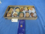 10 BOSSON CHALK WALL MASKS FROM CONGLETON ENGLAND