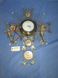 VINTAGE GOD BLESS OUR HOME SESSIONS CLOCK