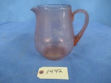 PINK DEPRESSION PITCHER  9