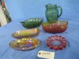 6 PCS. MISC. GLASS