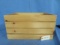 WOODEN CRATE  18 X 9