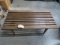 MID CENTURY SLAT TOP COFFEE TABLE