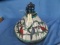 STAINED GLASS CHANDELIER W/ BIRD  22