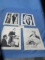 4 UNFRAMED PRINTS BY LANSE- LAUREL & HARDY, HUMPHREY BOGART, MARILYN MONROE & CLARK GABLE