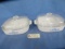 2 CORNINGWARE DISHES W/ LIDS 10 X 10