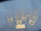 8 PCS. MONOGRAMMED BEVERAGE GLASSES