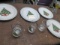 CHRISTMAS PLATES & GLASSES