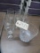 GLASS ICE BUCKET & GLASSES