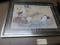 2 ORIENTAL FRAMED PRINTS  19 X 25 & 15 X 17