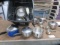 LARGE LOT OF POTS AND PANS COOKWARE