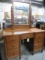 KNEEHOLE DRESSER W/ SWING OUT MIRROR  48 X 21 X 30 T