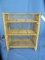 WICKER SHELF  26 X 10 X 20