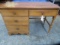 MAPLE KNEE HOLE DESK  42 X 19