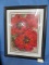 FRAMED POPPY PRINT  30 X 38