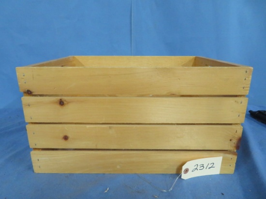 WOODEN CRATE  18 X 9