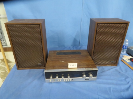 MGA STEREO RECEIVER W/ 2 SPEAKERS