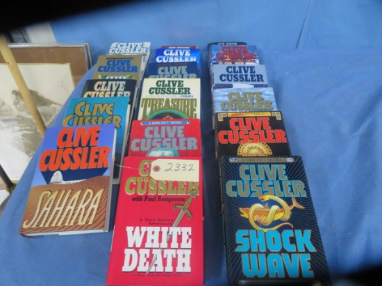MISC. CLIVE CUSSLER BOOKS