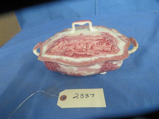 JOHNSON BROTHERS ENGLAND TRANSFERWARE COVERED DISH
