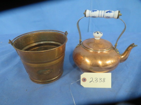 COPPER KETTLE & BUCKET