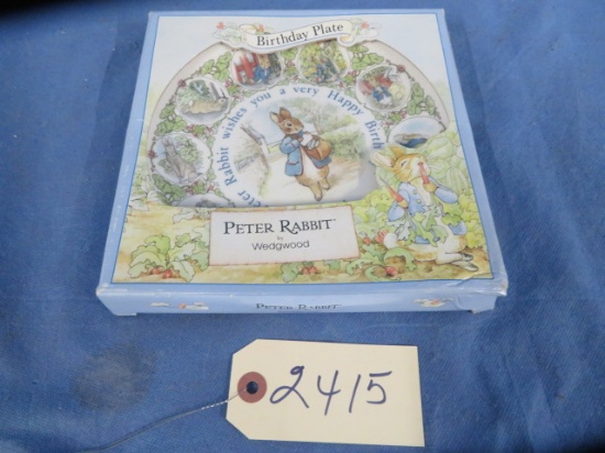 WEDGEWOOD PETER RABBIT BIRTHDAY PLATE