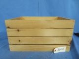 WOODEN CRATE  18 X 9