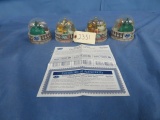 4 BEAUTY & THE BEAST 1997 BY OCEAN SPRAY 1997 WITH CERTIFICATE OF AUTHENTICITY