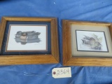 2 SMALL DUCK PRINTS  13 X 11
