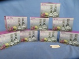 BEDFORD CANDLE STICK SETS- 8 SETS IN EACH BOX BY ANCHOR HOCKING
