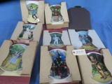 8 WIZARD OF OZ COLLECTOR PLATES BY EDWIN M. KNOWLES