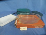 3 PC. PYREX CASSEROLE DISHES