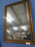 LRG. GOLD FRAME MIRROR  35 X 48