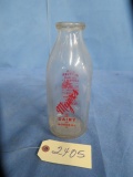 MYERS DAIRY MONROE QUART MILK BOTTLE